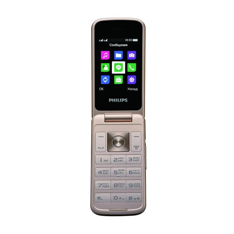 Телефон Philips E255 Xenium черный