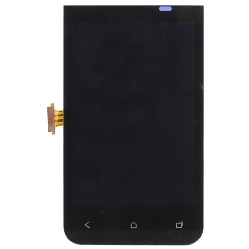 Экран (дисплей) для HTC Desire 200 в сборе с тачскрином (черный)