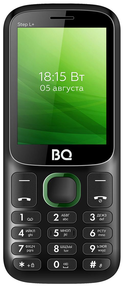 Мобильный телефон BQ 2440 Step L Black Green