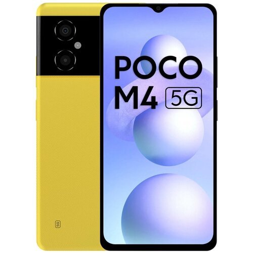 Смартфон Poco M4 5G 4/64 Poco Yellow (Желтый) RU MediaTek Dimensity 700