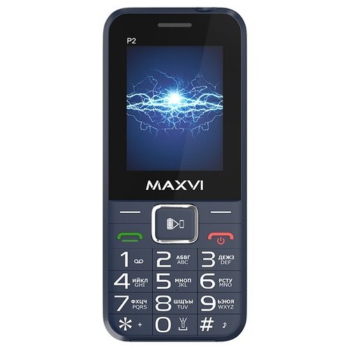 Телефон MAXVI P2, 2 SIM, blue