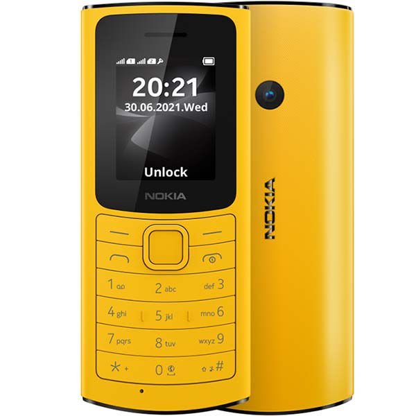 Телефон Nokia 110 DS 4G Yellow (TA-1386)