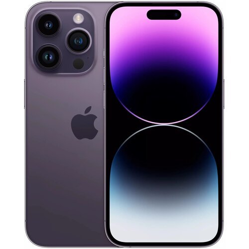 Смартфон Apple iPhone 14 Pro Max 128 ГБ RU, Dual: nano SIM + eSIM, глубокий фиолетовый