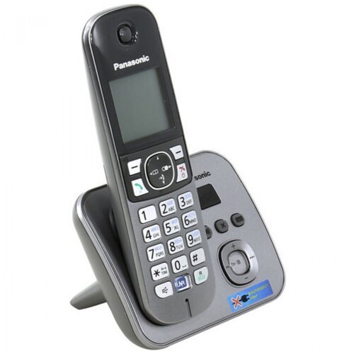 Радио телефон Panasonic KX-TG 6821 RUM (АОН, а/о, спикерфон, резервное питание) - 1 шт.