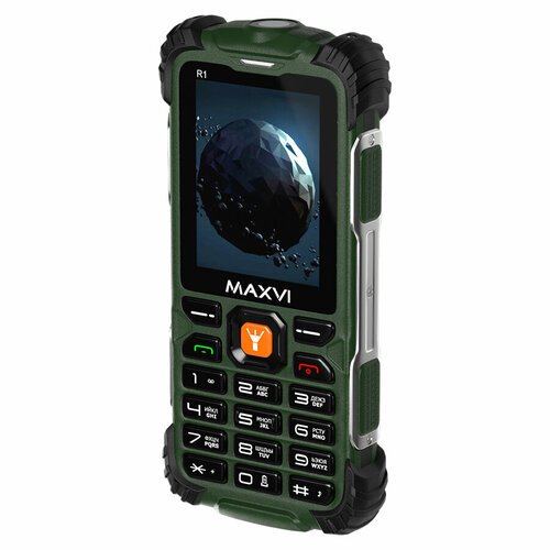 Телефон MAXVI R1, 2 SIM, зеленый