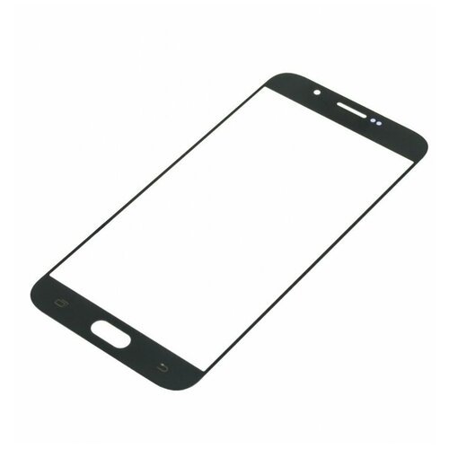 Стекло модуля для Samsung A800 Galaxy A8, черный, AA