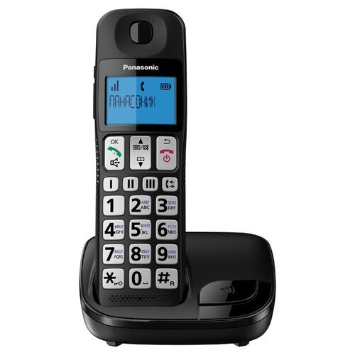 РТелефон Dect Panasonic KX-TGE110RUB черный АОН