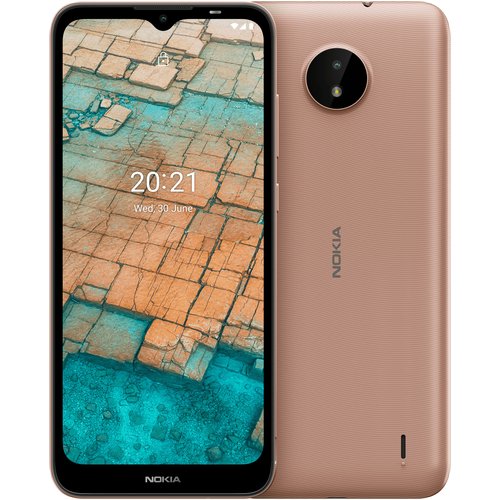 Смартфон Nokia C20 2/32 ГБ, Dual nano SIM, песочный