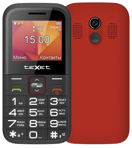 Мобильный телефон teXet TM-B418 Red