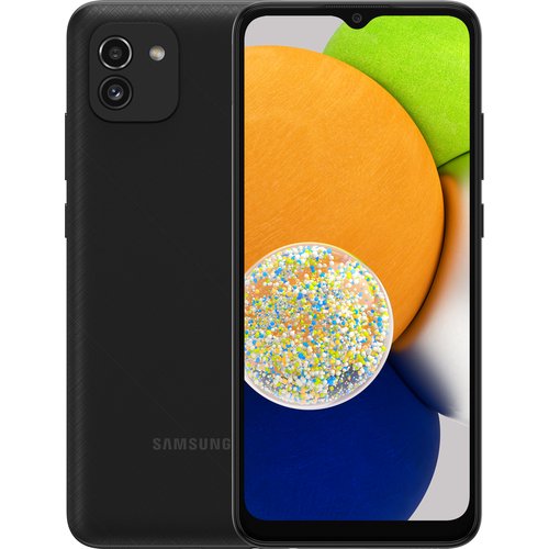 Смартфон Samsung Galaxy A03 4/64 ГБ, Dual nano SIM, черный