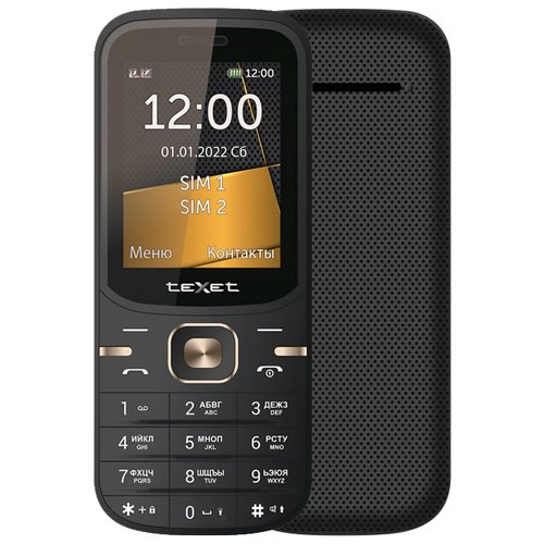 Мобильный телефон Texet TM-216 Черный