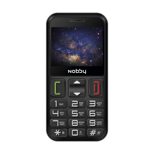 Телефон Nobby 240B, 2 SIM, черный / серый
