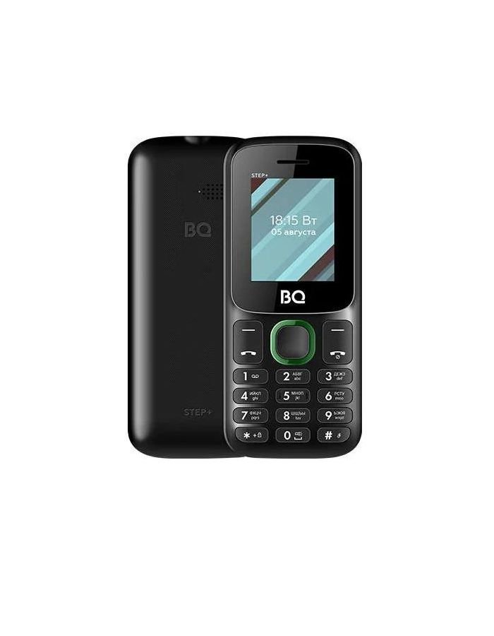 Мобильный телефон BQ 1848 STEP+ BLACK GREEN (2 SIM)