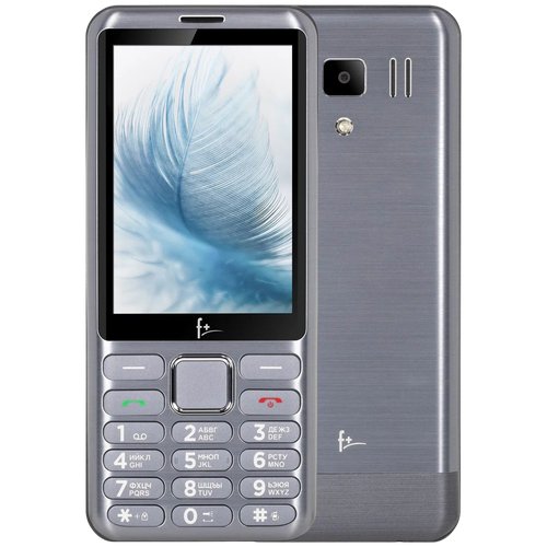 Мобильный телефон F+ S350 Light Grey 3.5', 1800mAh, micro-USB, светло-серый