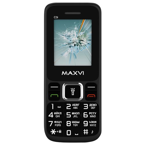 Мобильный телефон MAXVI C3i Черный