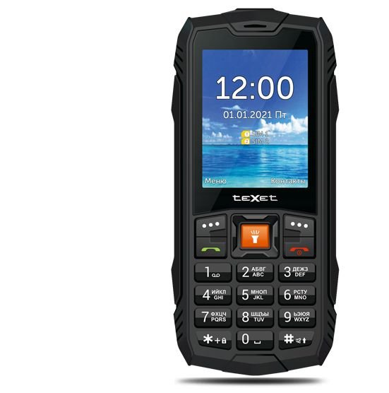 Телефон TeXet TM-516R черный