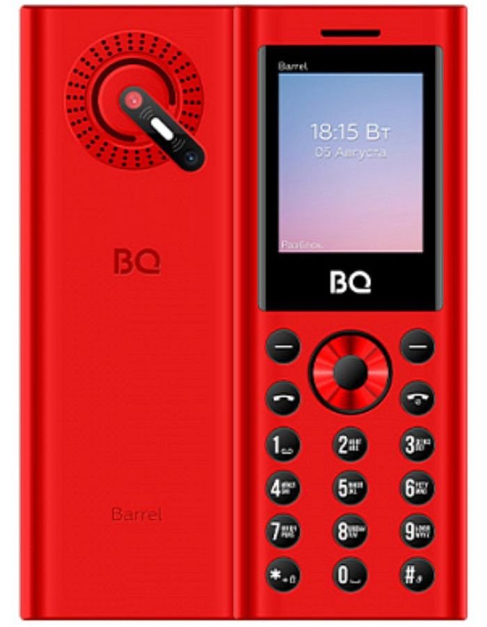 Мобильный телефон BQ 1858 BARREL RED BLACK (3 SIM)