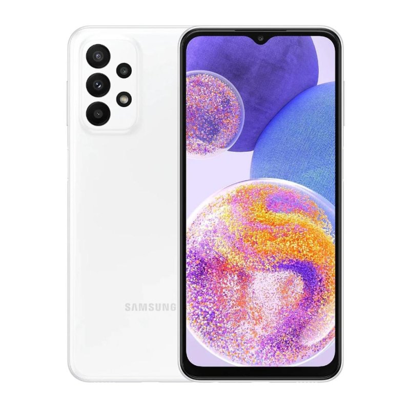 Смартфон Samsung Galaxy A23 4/128 Гб, белый