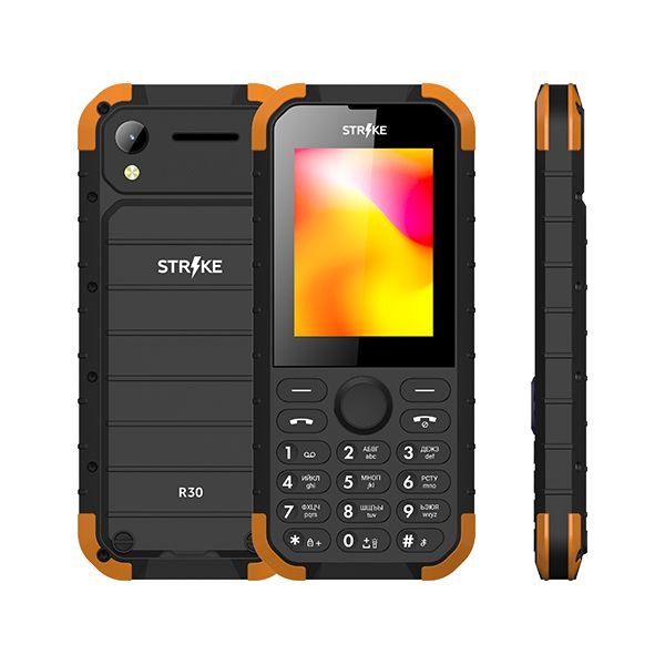 Телефон Strike R30 Black+Orange