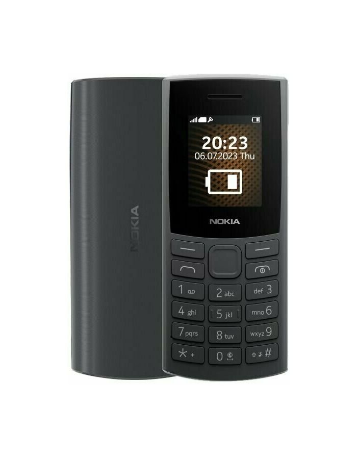 Мобильный телефон NOKIA 105 TA-1569 SS EAC CHARCOAL