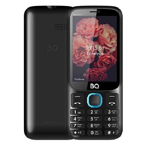 Телефон BQ 3590 Step XXL+, 2 SIM, черный/синий