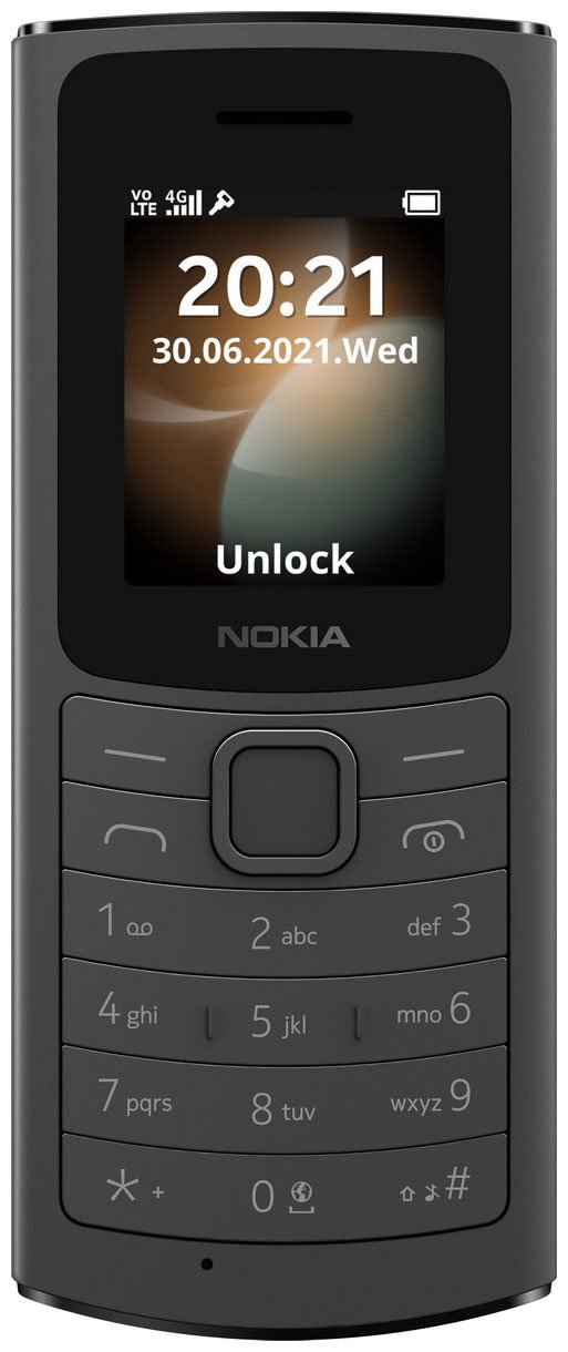 Мобильный телефон Nokia 110 4G DS Black NOK-16LYRB01A01