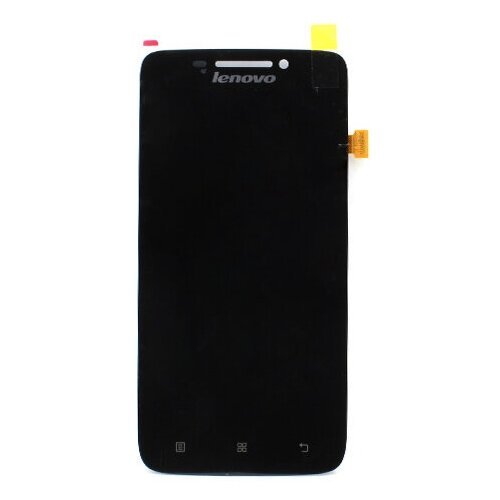 Дисплей для Lenovo S650 IdeaPhone в сборе с тачскрином (черный)