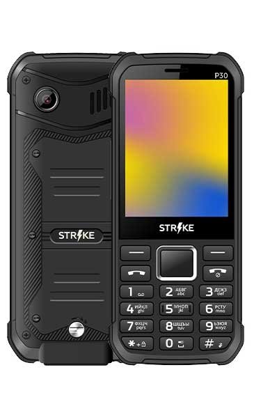 Мобильный телефон STRIKE P30 BLACK (2 SIM)