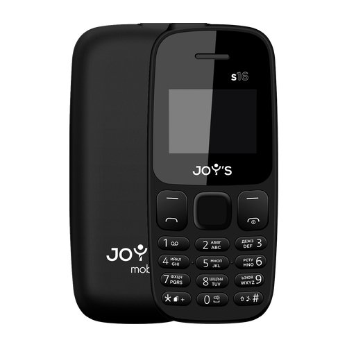 Телефон JOY'S S16 без з/у, 2 micro SIM, черный