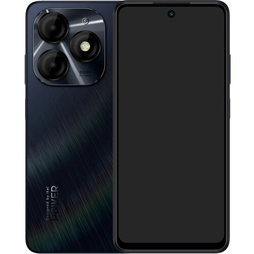 Смартфон Itel P55 8/256 ГБ RU, Dual nano SIM, Moonlit Black