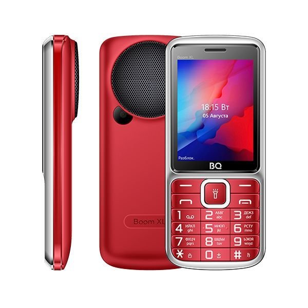 Телефон BQ 2810 BOOM XL красный