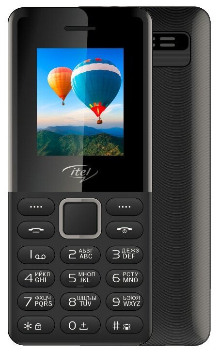 Мобильный телефон Itel IT2163R DS Elegant Black