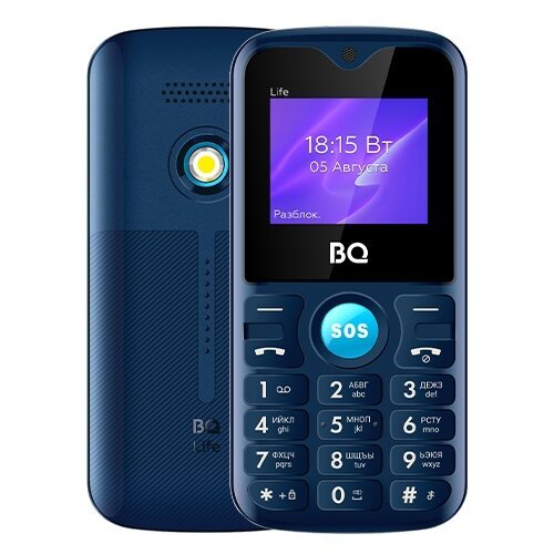 Телефон BQ 1853 Life, 2 SIM, синий