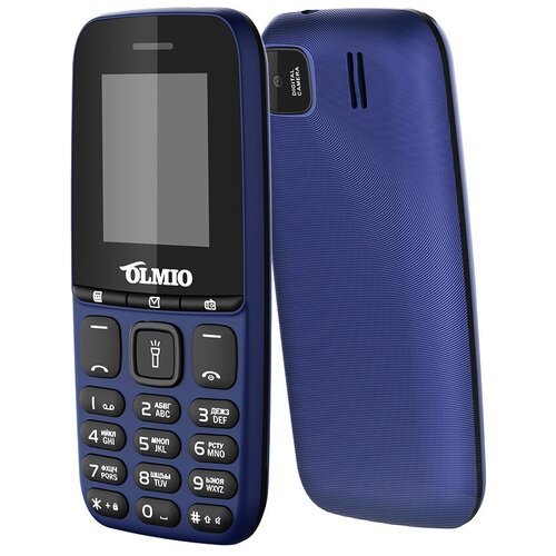 Телефон OLMIO A15, 2 SIM, синий
