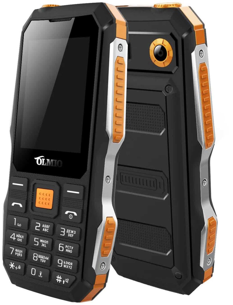 Мобильный телефон Olmio 043989 X04 черный-оранжевый