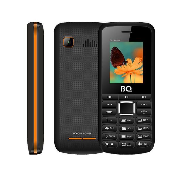 Телефон BQ One Power 1846 черный/оранжевый