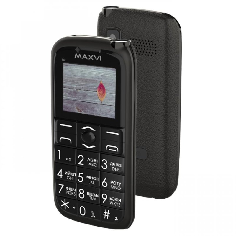 Мобильный телефон Maxvi B7 Black