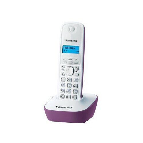 Радио Телефон Dect Panasonic KX-TG1611RUF фиолетовый/белый АОН