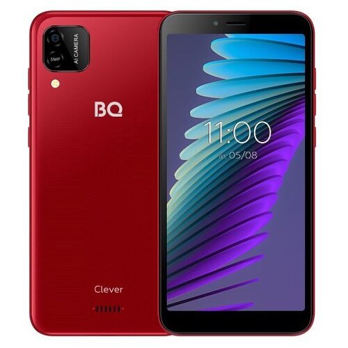 Смартфон BQ 5765L Clever 3/16 ГБ, 2 SIM, красный