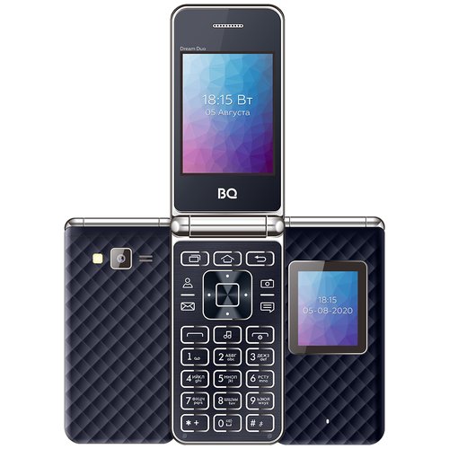 Телефон BQ 2446 Dream Duo, 2 SIM, синий