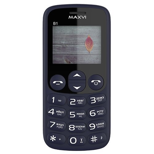 Мобильный телефон Maxvi B1 РСТ 32Mb/ 32Mb Черный