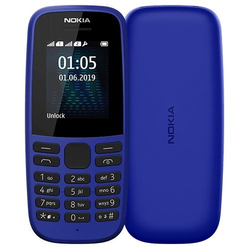 Телефон Nokia 105 DS Blue (TA-1174)